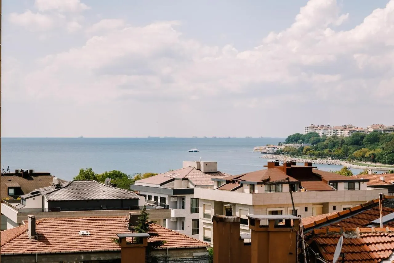 Sea View Duplex With Terrace 5 Min To Marina Apartamento Istambul